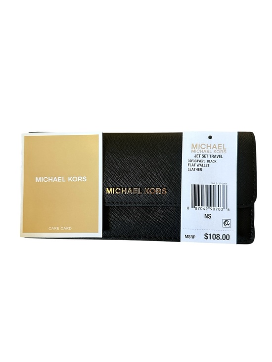 Michael Kors Handbags - Michael Kors Black Leather Wallet NWT